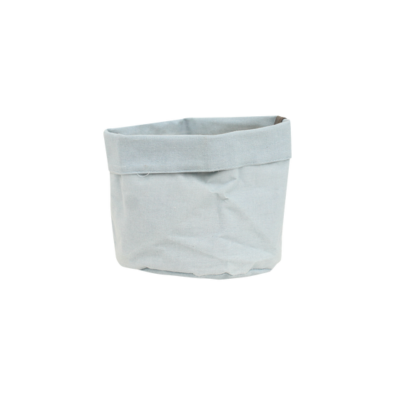 Cache-pot sac à plantes bleu ancien - D.15cm - Image 1