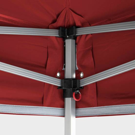Oviala - Tente pliante 3x3m et 4 poids de lestage rouge PRO 40 - Oviala - Image 5