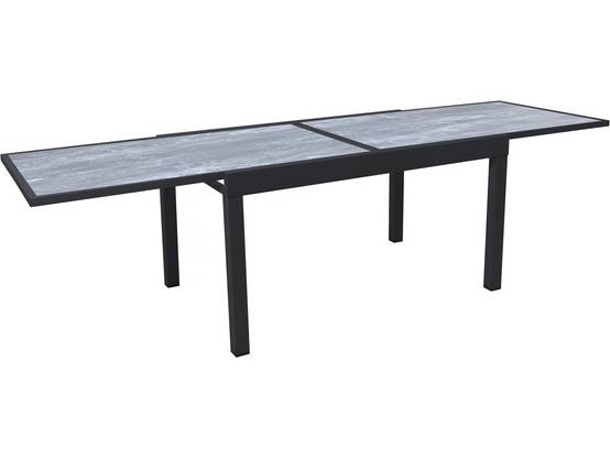 Table De Jardin En Aluminium Extensible "lagos" - 140/280 X 90 X 76 Cm - Gris -habitat Et Jardin - Image 3
