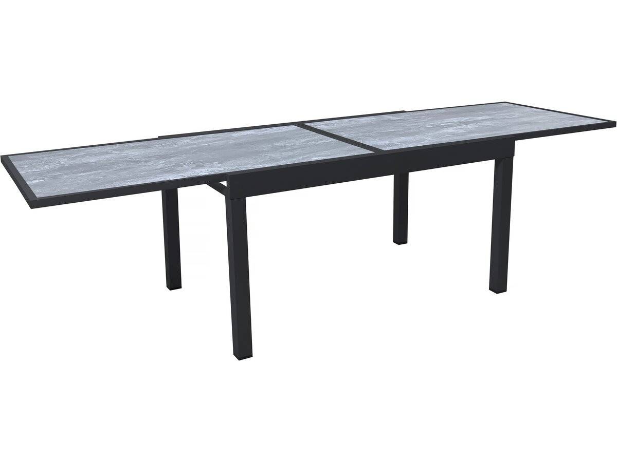Table De Jardin En Aluminium Extensible "lagos" - 140/280 X 90 X 76 Cm - Gris -habitat Et Jardin - Image 3