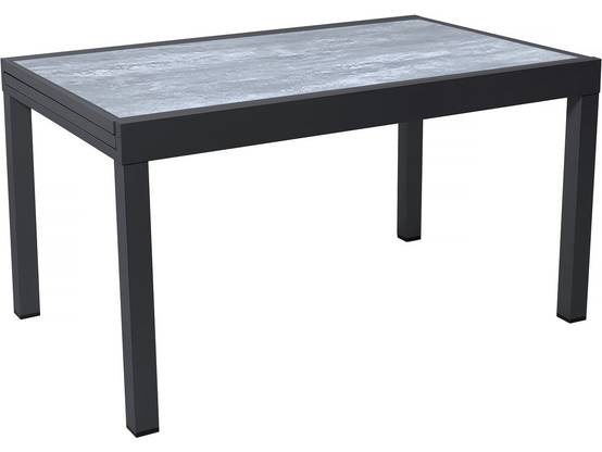 Table De Jardin En Aluminium Extensible "lagos" - 140/280 X 90 X 76 Cm - Gris -habitat Et Jardin - Image 1