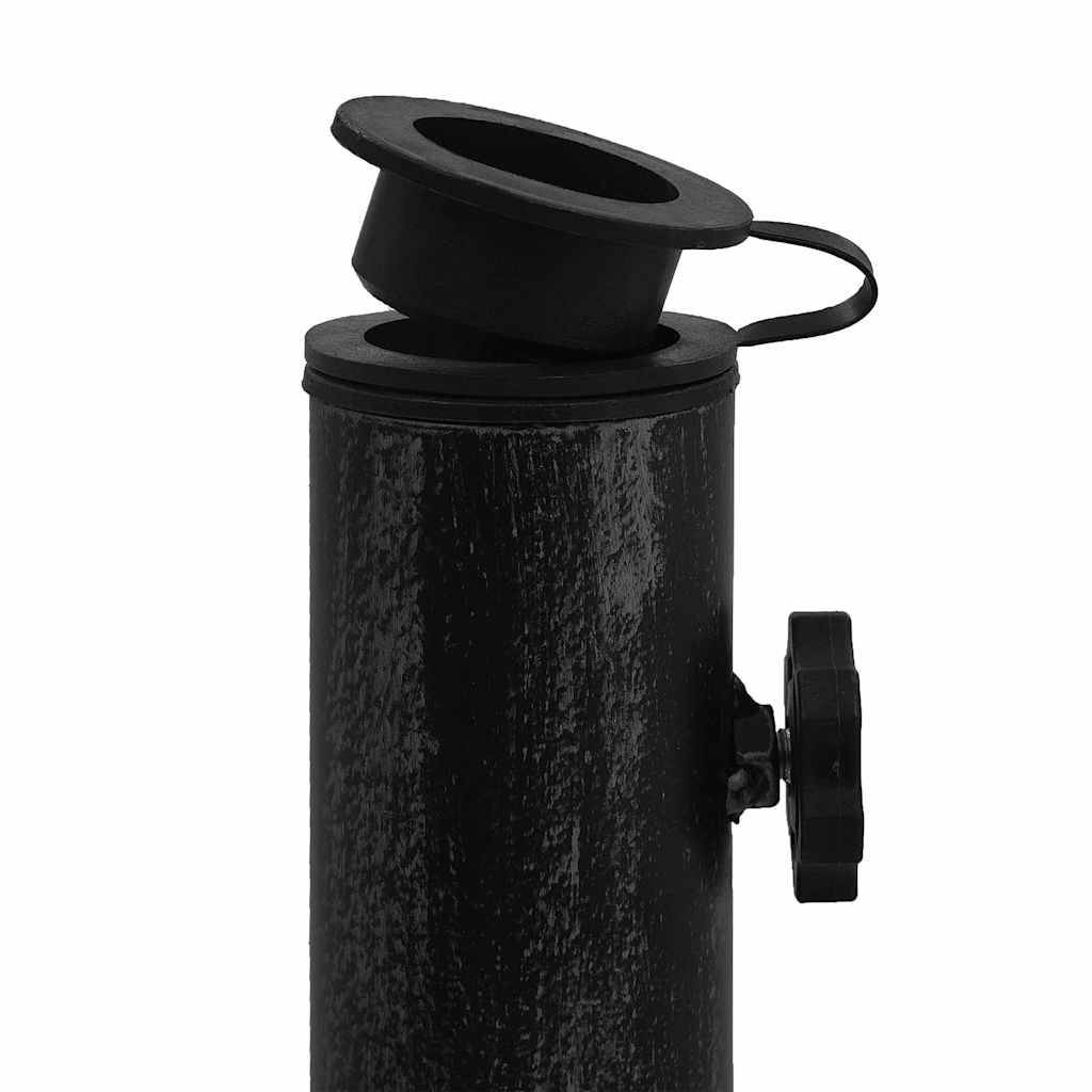 Vidaxl - Socle de parasol Noir 47x47x33 cm Fonte vidaXL 317764 - Image 4