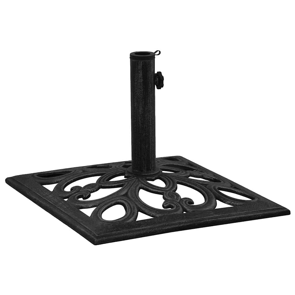 Vidaxl - Socle de parasol Noir 47x47x33 cm Fonte vidaXL 317764 - Image 2