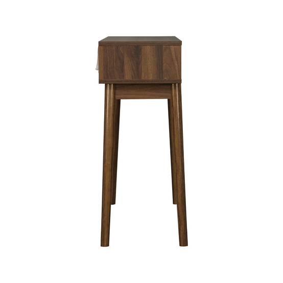 Console décor bois de noyer. 2 tiroirs - Linear | sweeek - Image 7