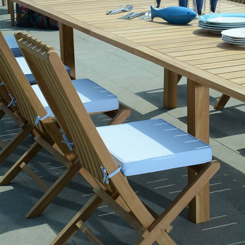 Teck'Attitude - Salon de jardin teck massif Cancun, 10 places - TECK'Attitude - Imagen 3