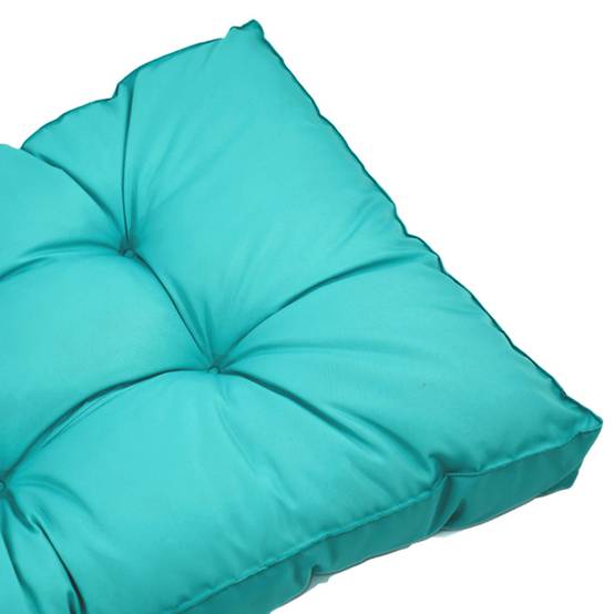 Coussins pour salon de jardin capitonné 60x60cm Bleu caraibes - Déco arts - Image 8