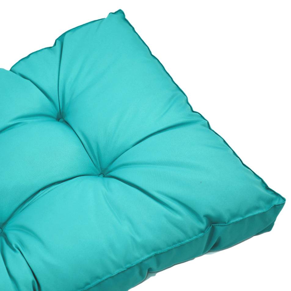 Coussins pour salon de jardin capitonné 60x60cm Bleu caraibes - Déco arts - Image 8