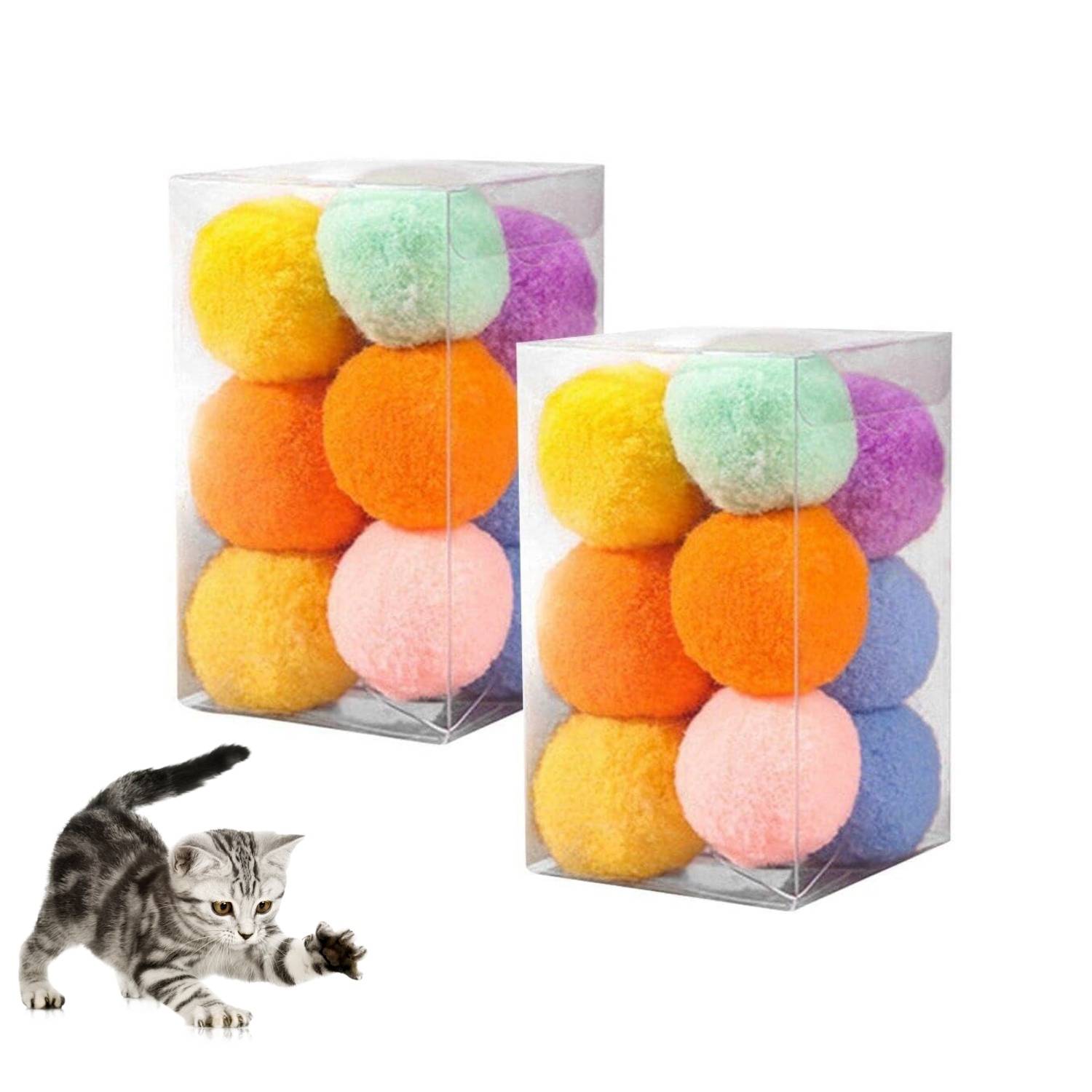 DtopbuyAge - Boules Douces et Silencieuses pour Chats DtopbuyAge
