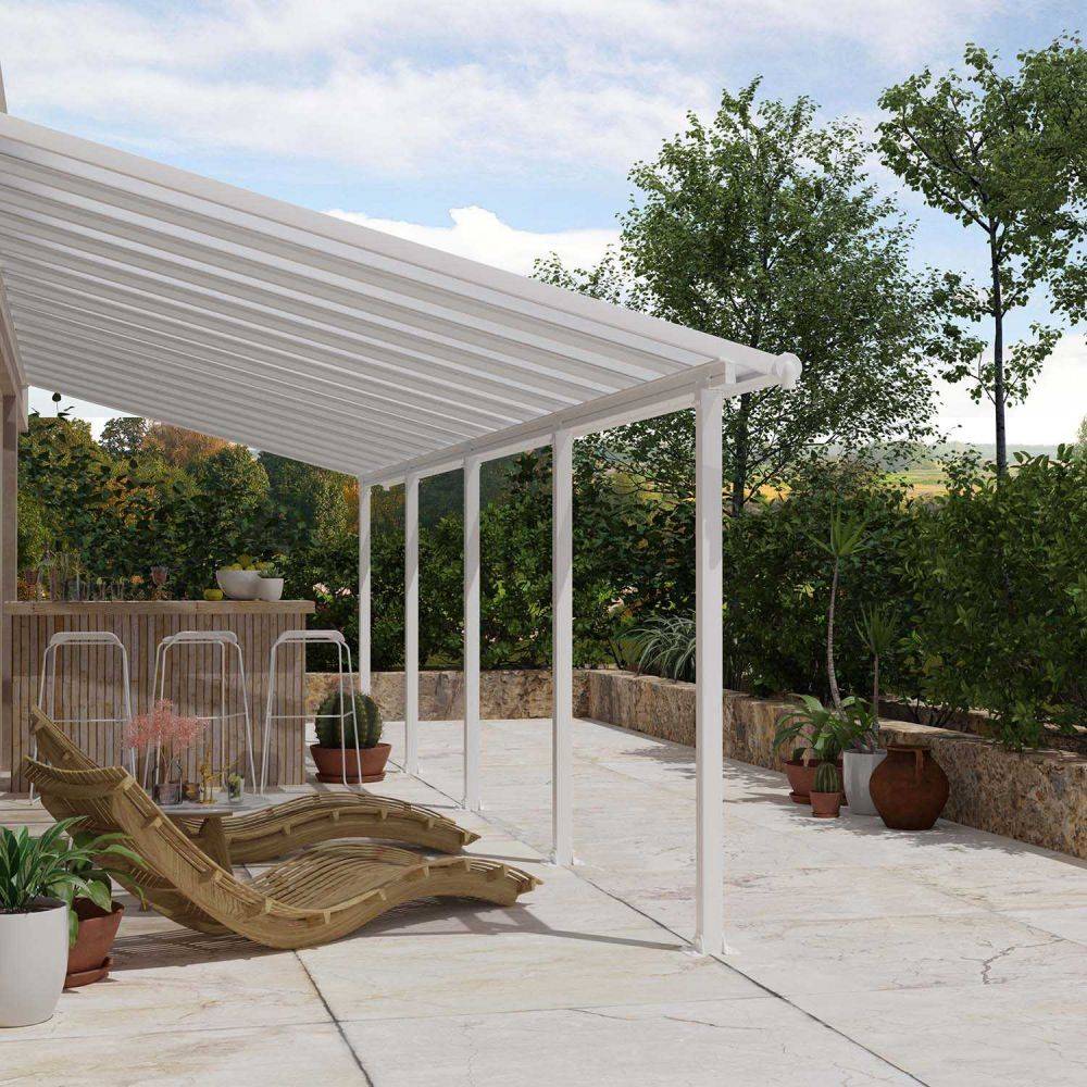 Canopia - Canopia Pergola Olympia 3X9,2 Blanche - Imagen 2