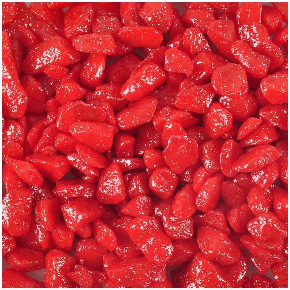 animallparadise - Gravier brillant Néon rouge 1 kg aquarium - Imagen 2