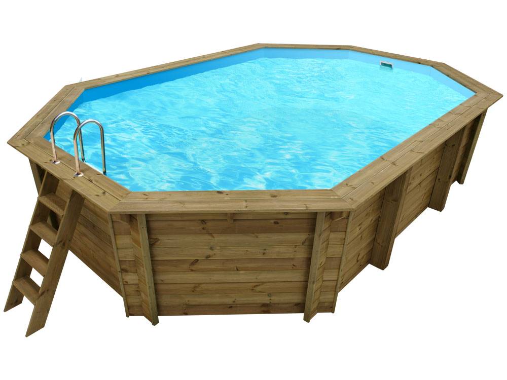Piscine Bois " Baléares " - 6.50 X 4.40 X 1.31 M -habitat Et Jardin - Imagen 2