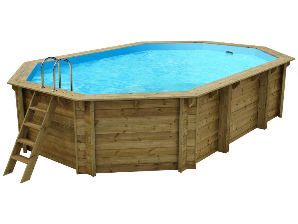 Piscine Bois " Baléares " - 6.50 X 4.40 X 1.31 M -habitat Et Jardin - Imagen 3