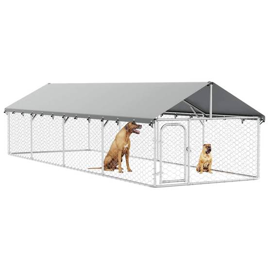 Vidaxl - Chenil extérieur avec toit 600x200x150 cm vidaXL 171500 - Image 6