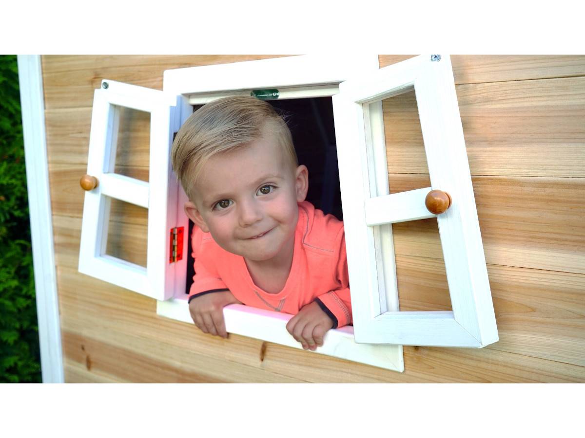 Exit Toys - Maisonnette en bois pour enfants Fantasia 100 Naturel - Exit Toys - Imagen 2