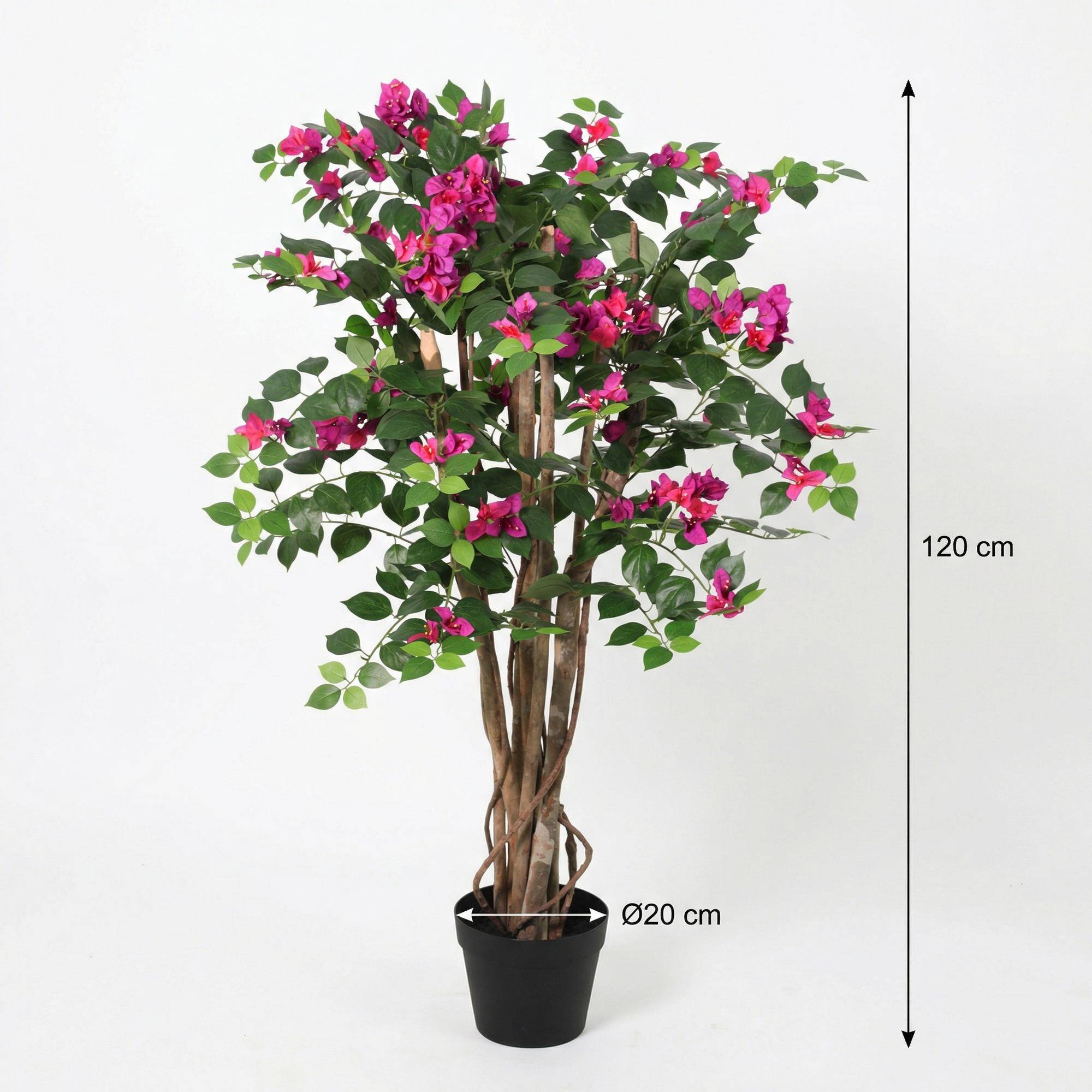 PANGIVO - Plante artificielle plastique rose 50 x 50 x 120 cm - PANGIVO - Image 5