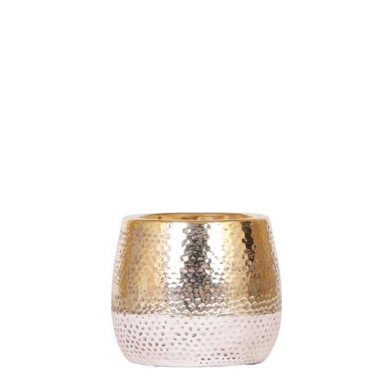 Pot décoratif Elite or - Accessoire luxe- La Green Touch - Image 1