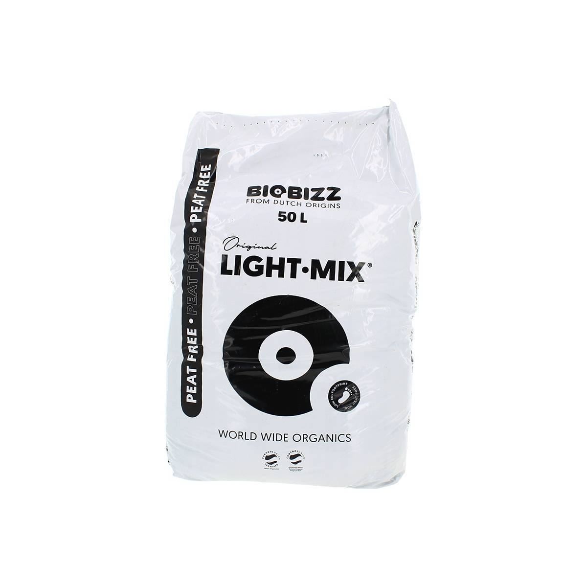 Terreau LIGHT.MIX en sac de 50 litres - Sans tourbe - BIOBIZZ - Image 1