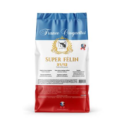 France Croquettes - croquette pour chat adulte super felin 31/12 – 1,5kg – non sterilisé – france croquettes - Imagen 2