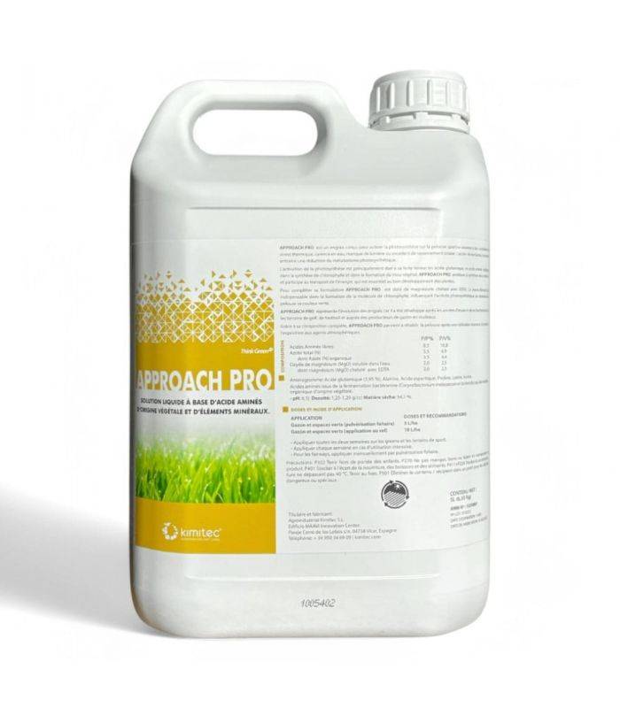 Biostimulant Approach Pro 5 L pour résistance thermique et amélioration du sol - Kimitec NEG01006 - Image 1