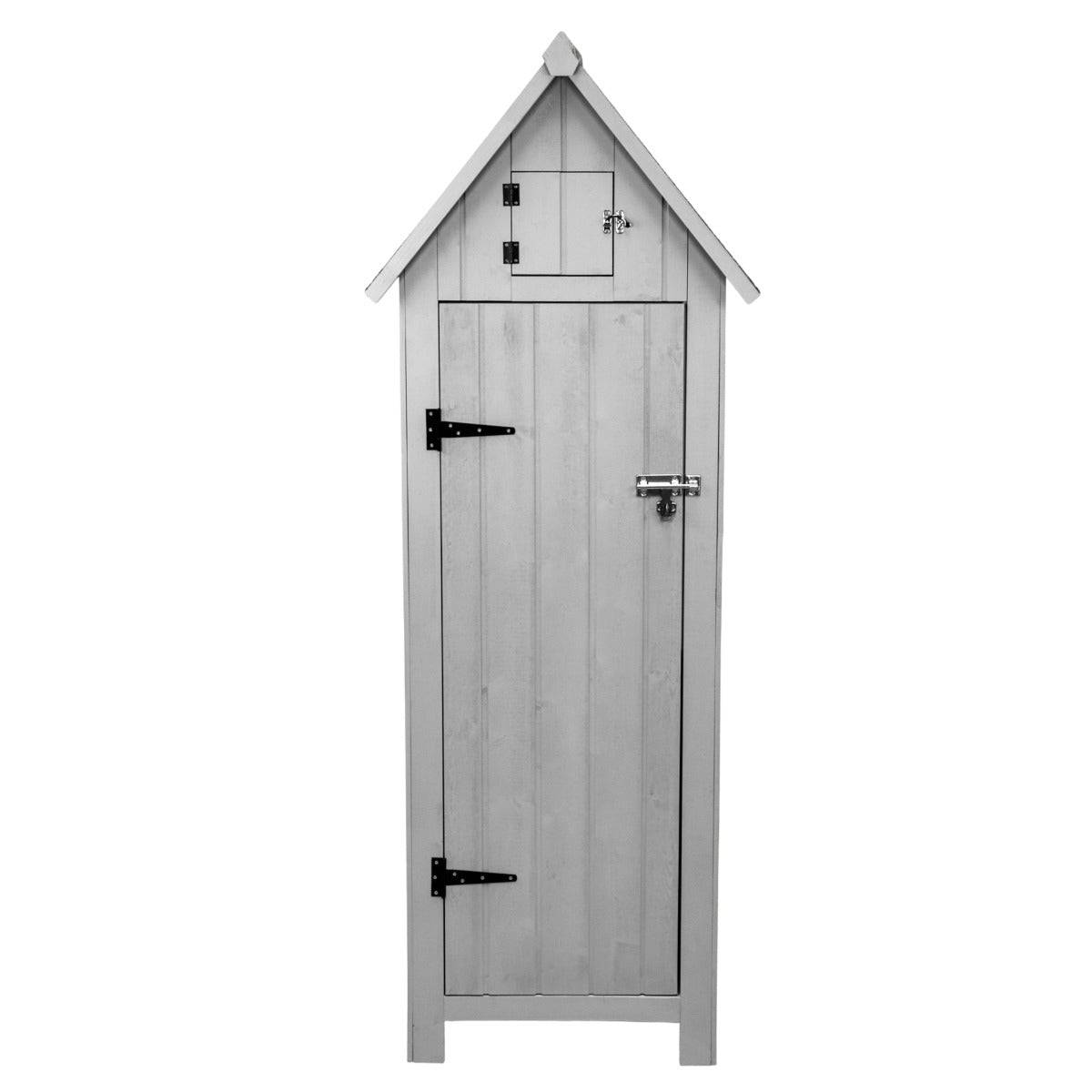 Monstershop - Abri de Jardin en Bois - Gris - Imagen 1