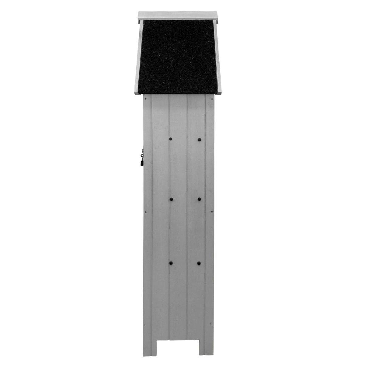 Monstershop - Abri de Jardin en Bois - Gris - Imagen 4