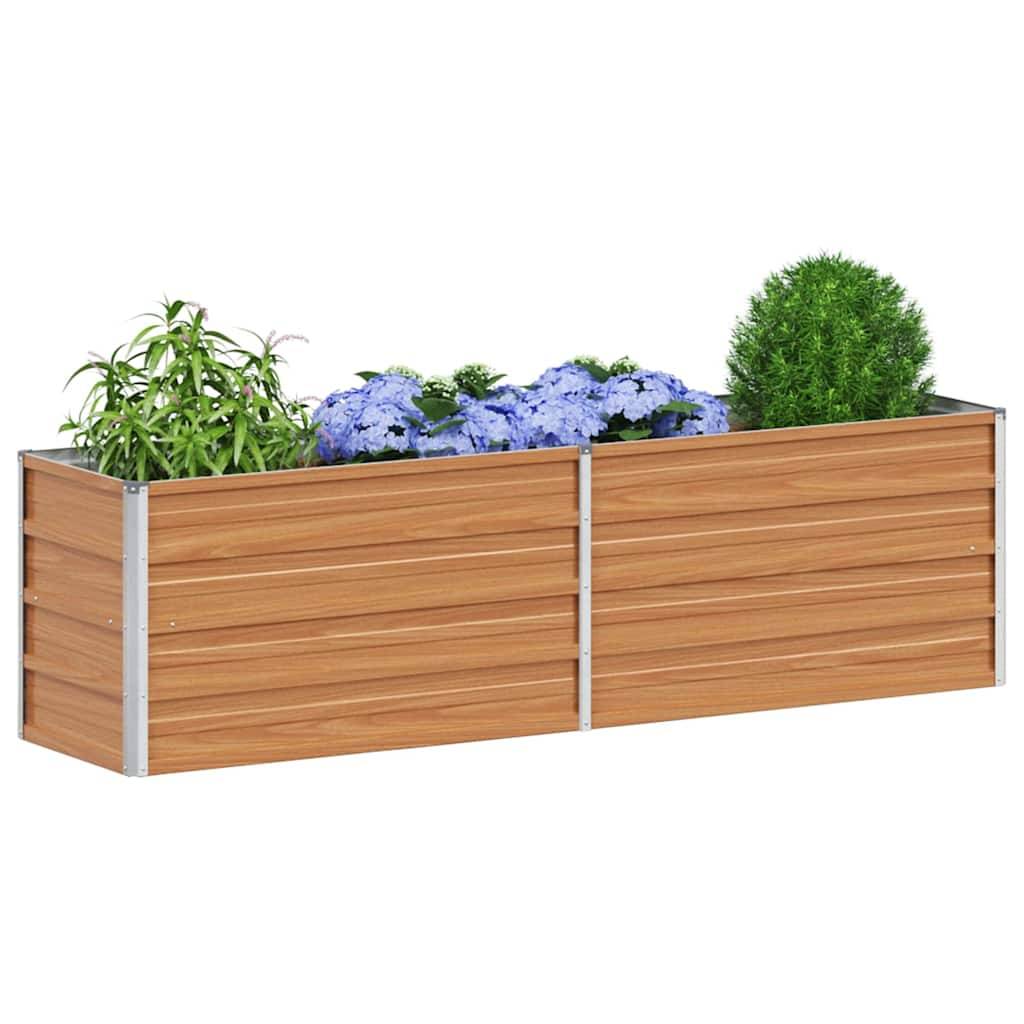 Prolenta Premium - Jardinière acier marron 160 x 40 x 45 cm - Prolenta premium p327.6 - Image 3