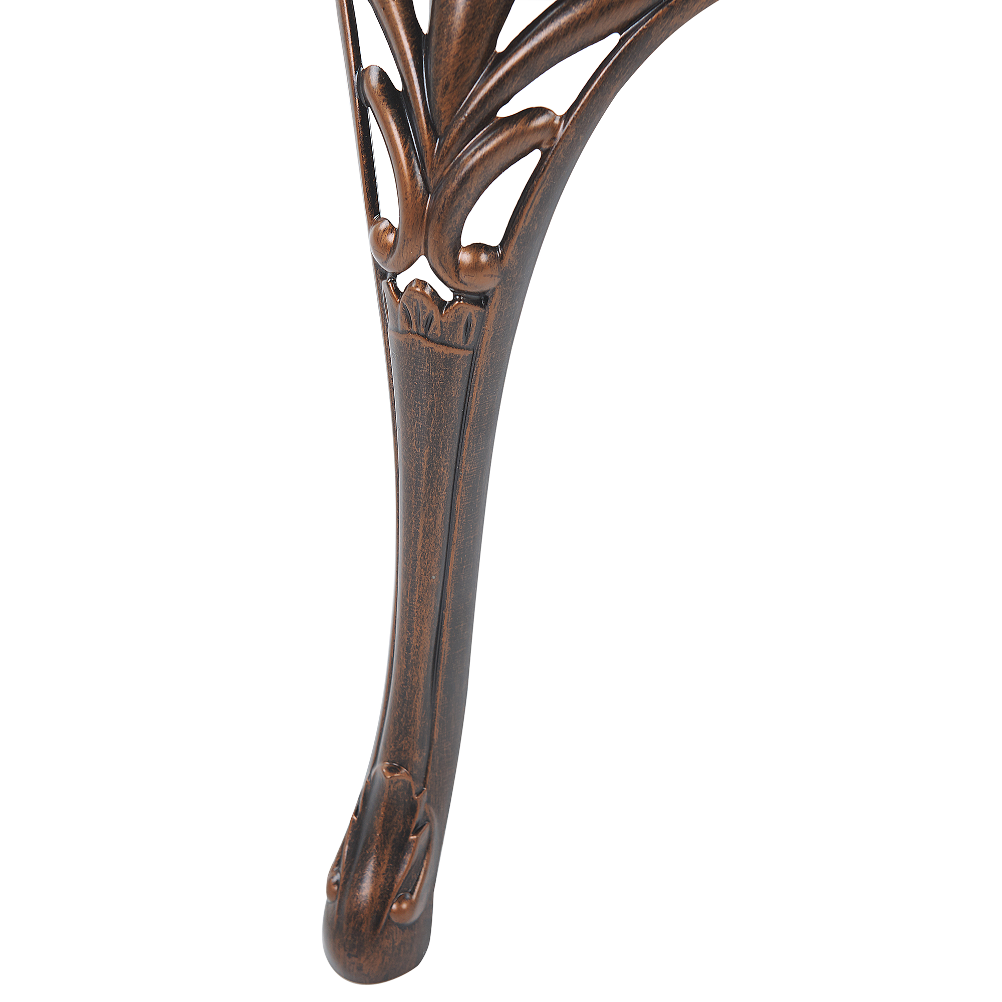 Chaise de jardin Aluminium Marron foncé LIZZANO - Beliani - Image 7
