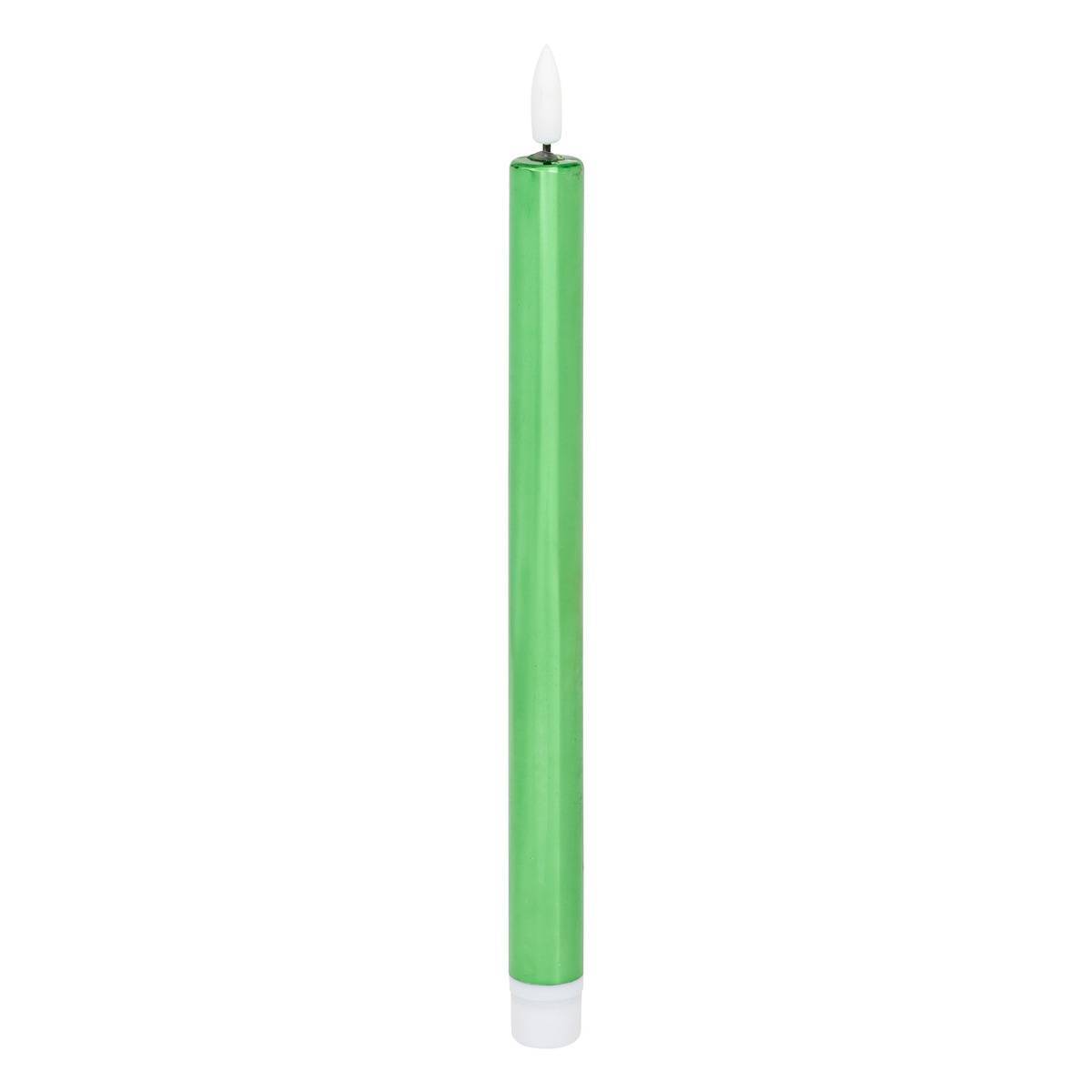 Feeric Christmas - Lot de 2 bougies LED bâton Tilia vertes - Feeric Lights & Christmas - Image 2