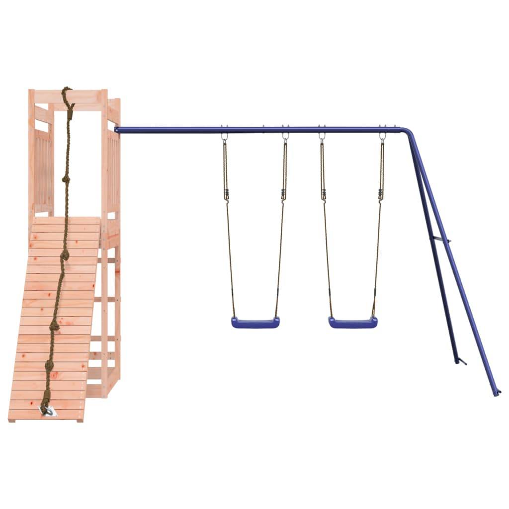 Helloshop26 - Aire de jeux d'extérieur balançoires toboggan portiques robuste jeux jardin 314 x 256 x 207 cm bois massif de douglas - Imagen 2
