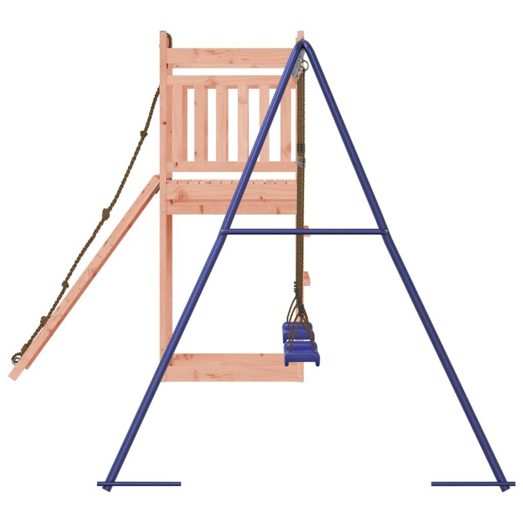 Helloshop26 - Aire de jeux d'extérieur balançoires toboggan portiques robuste jeux jardin 314 x 256 x 207 cm bois massif de douglas - Imagen 5