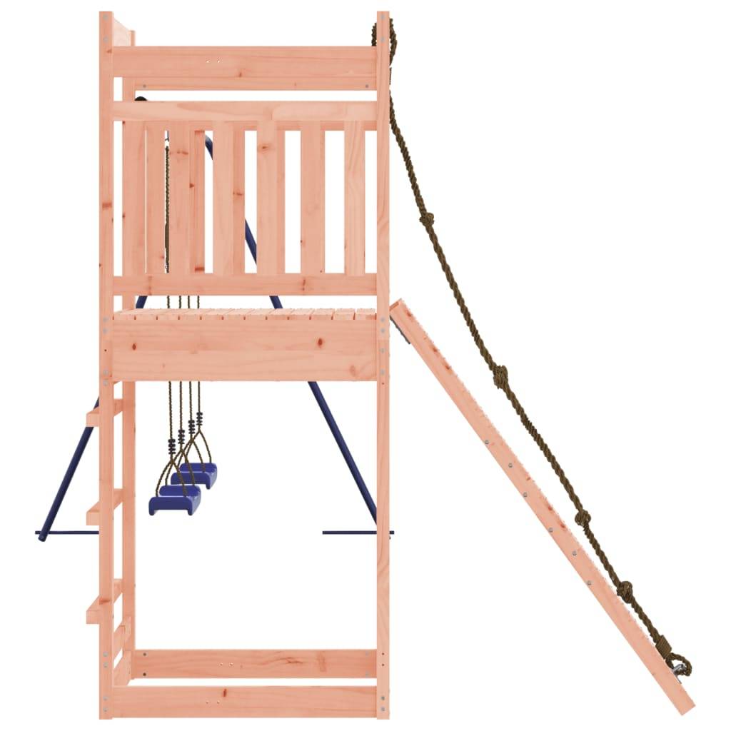 Helloshop26 - Aire de jeux d'extérieur balançoires toboggan portiques robuste jeux jardin 314 x 256 x 207 cm bois massif de douglas - Imagen 4