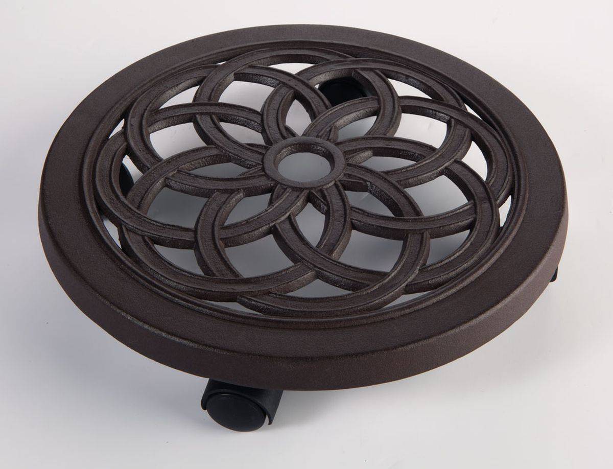 Nortène - Support roulant en fonte " Flora Roll Alu" - 30 cm Nortene - Imagen 1