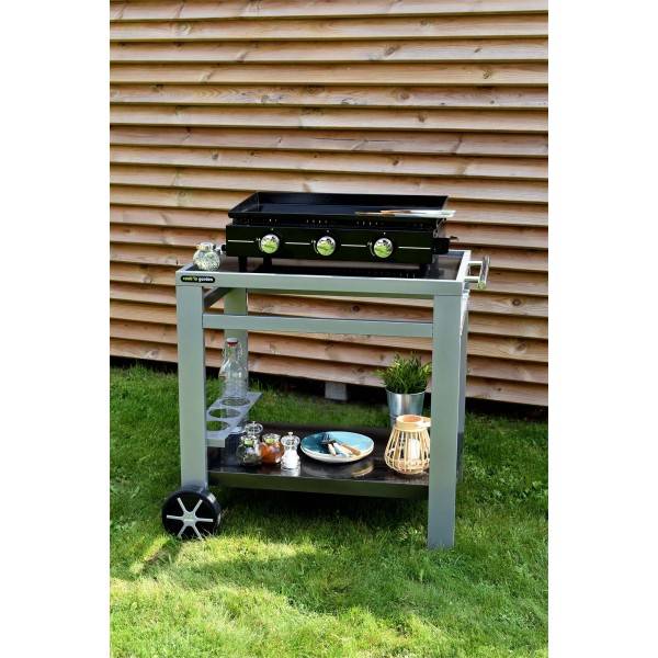 Cook in Garden - Plancha à gaz 3 brûleurs 6 kW 59 × 34 cm pour 8 personnes 3B Cook’in Garden - Imagen 7