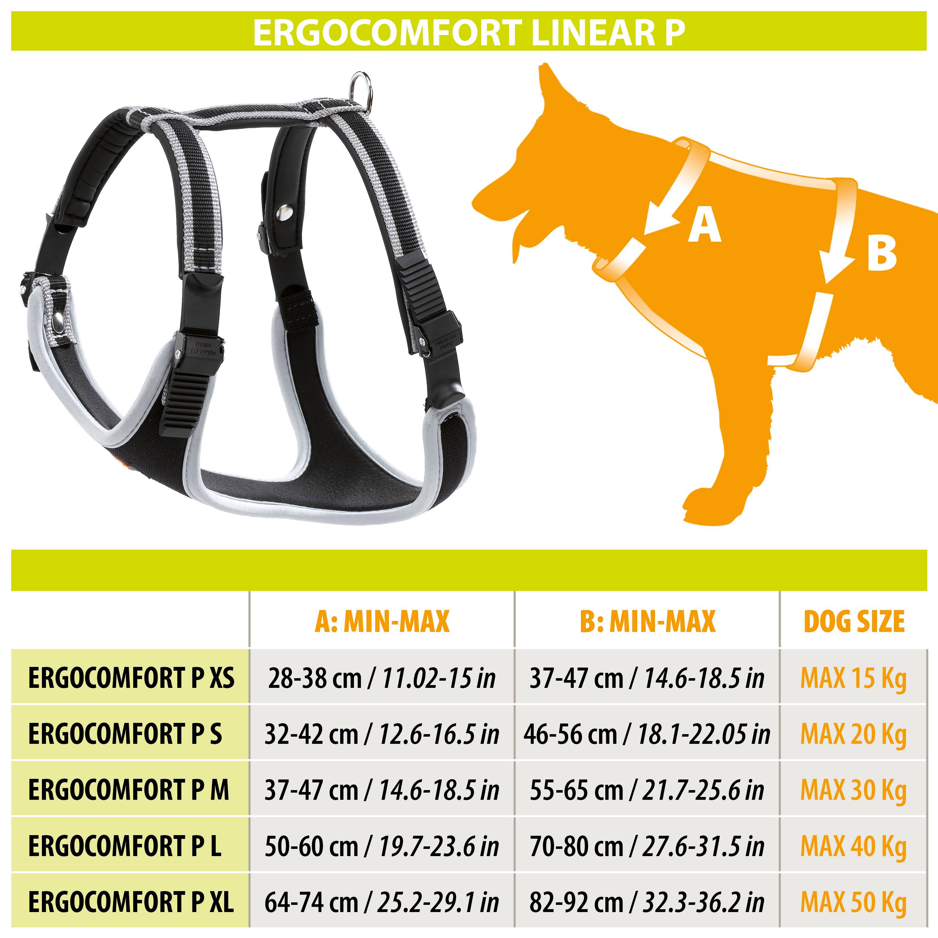Ferplast - Ferplast Harnais pour chien petite taille ERGOCOMFORT SMALL, Harnais pour chien réglable, Confortable, Rembourré, Fermeture double micro-ajustement, - Imagen 2