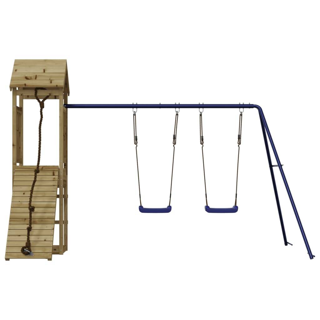 Helloshop26 - Aire de jeux d'extérieur 308 x 196 x 207 cm bois de pin imprégné - Imagen 3