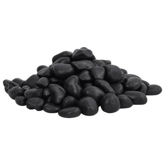 Galets Décoratifs Noirs Pierres Naturelles pour Jardin & Aquarium Aménagement Paysager 2-5 cm 25 kg - ComfortXL Outdoor Living - Image 3