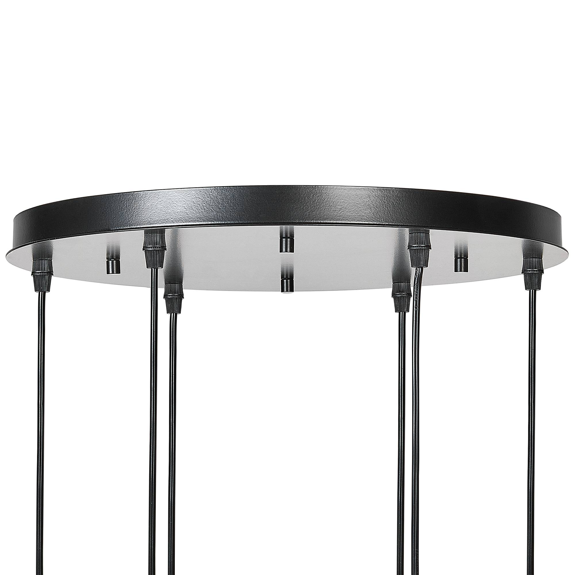 Beliani - Lampe suspension Verre Transparent BEMBOKA - 40x26x155- Beliani - Image 7