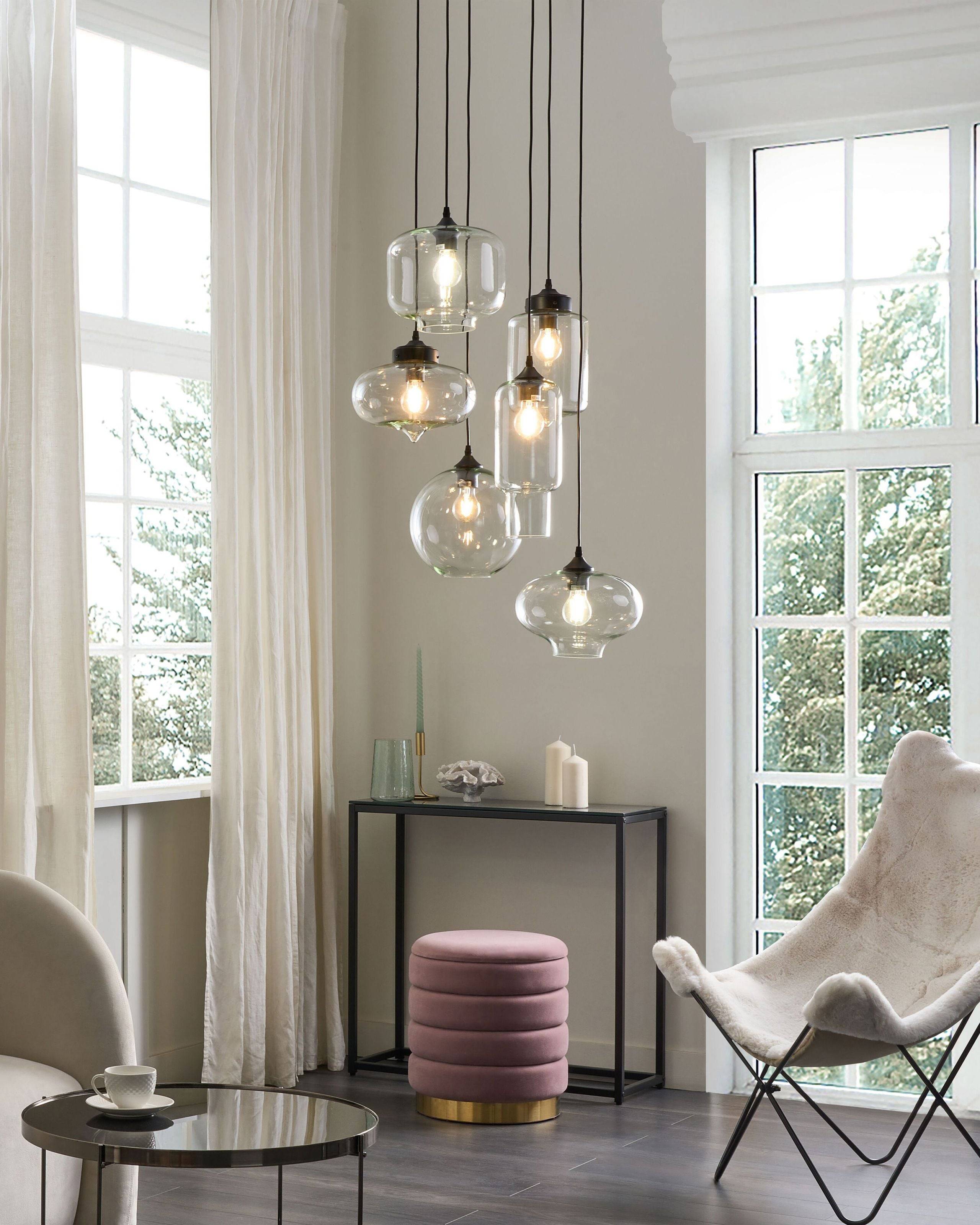 Beliani - Lampe suspension Verre Transparent BEMBOKA - Beliani