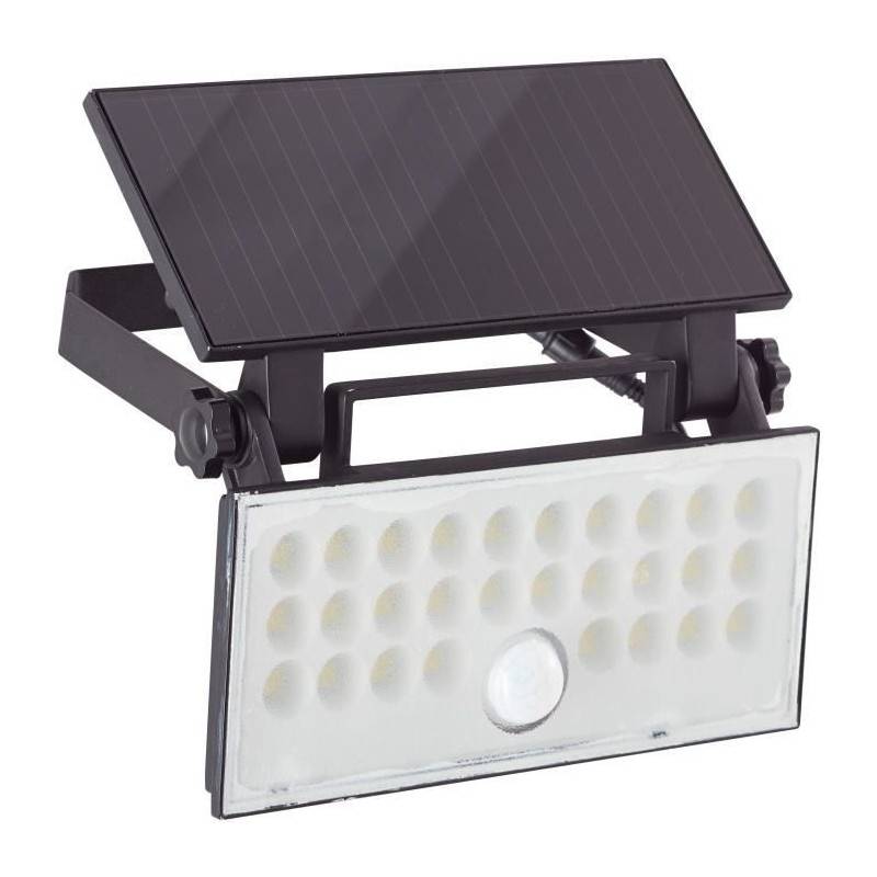 Brilliant - Applique Extérieure - Brilliant - Luton - Led Et Solaire - Détecteur De Mouvement - Plastique Et Métal - 4 W - Noir - Imagen 1