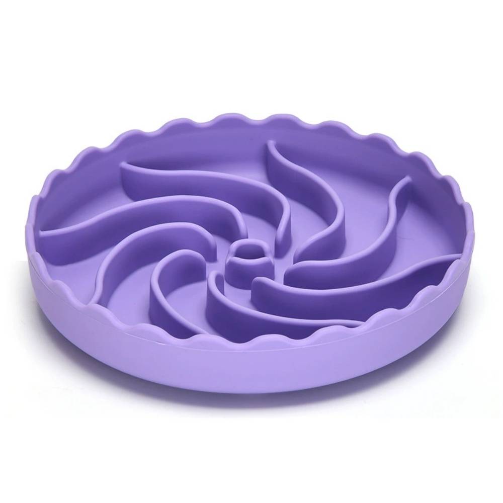 IntiMeg - Bol anti-glouton en silicone pour chien Violet IntiMeg - Image 2