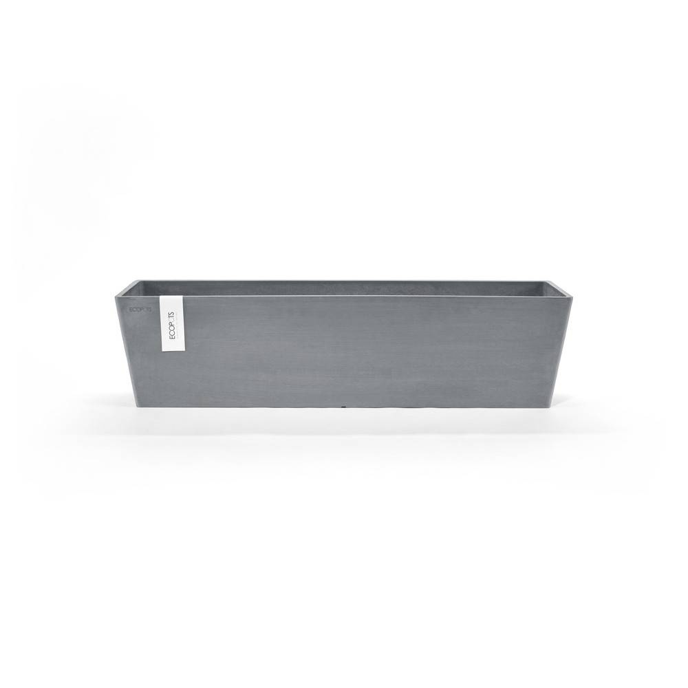 Ecopots - Pot Rectangulaire Bruges 80 Bleu Gris - 80 x 20 x H. 20 cm - 25 L ECOPOTS - Imagen 2