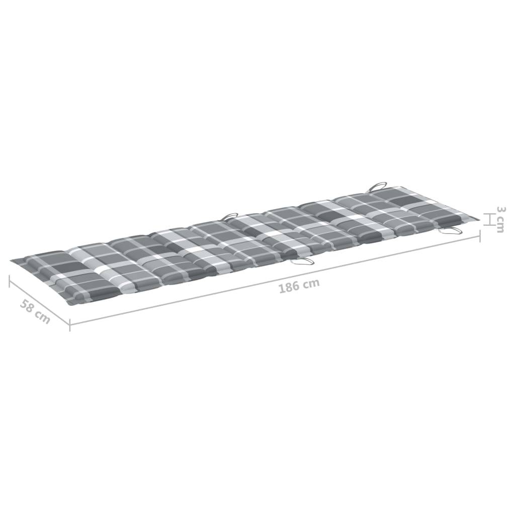 Helloshop26 - Transat chaise longue bain de soleil lit de jardin terrasse meuble d'extérieur avec table et coussin bois d'acacia - Imagen 7