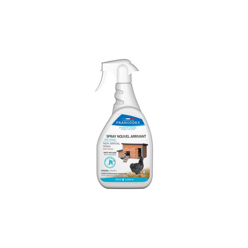 Francodex - Spray nouvel arrivant Volailles anti stress 500ML - Imagen 2