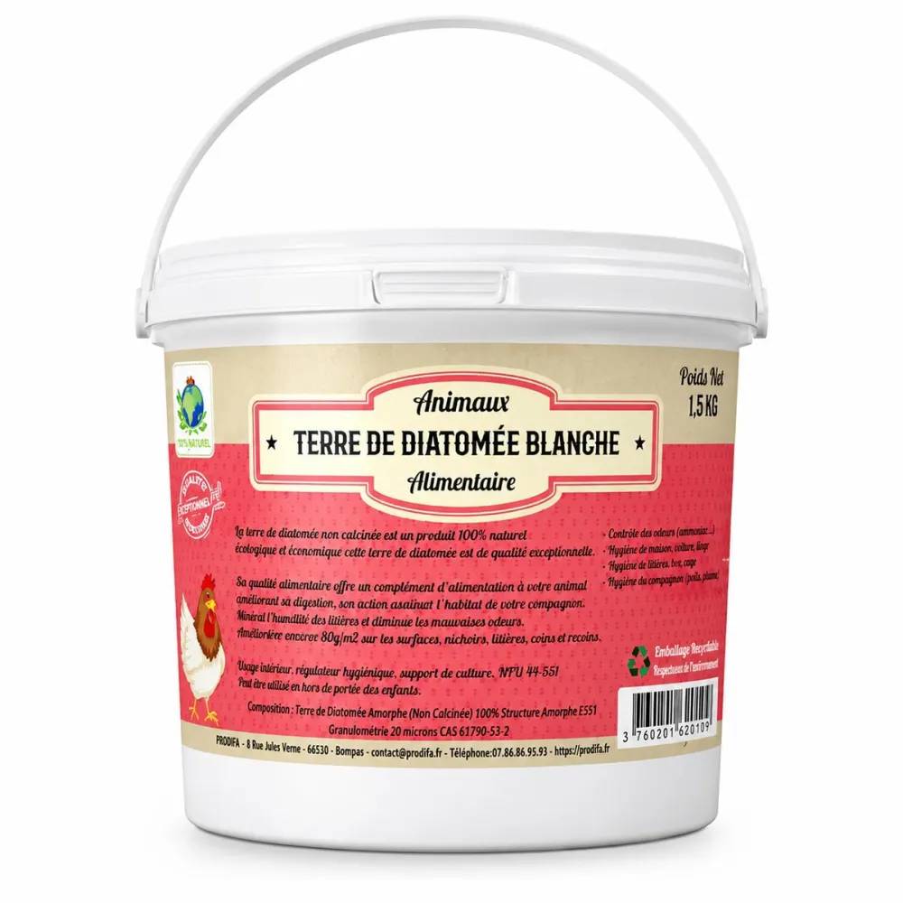 Autre - Terre de diatomée blanche qualité alimentaire 400g - Image 3