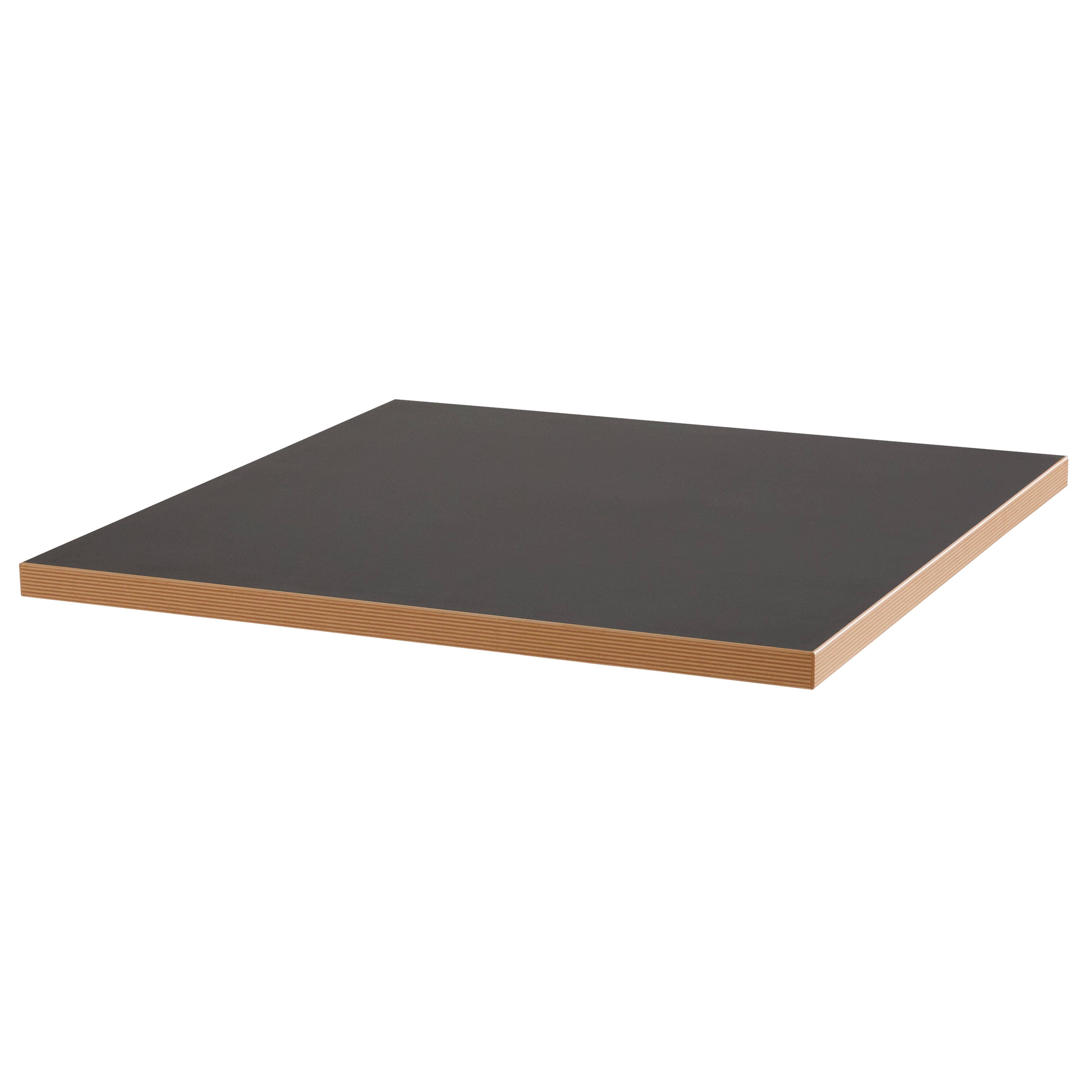 Oviala - Plateau de table carré noir 60cm La Villette - Oviala - Image 1