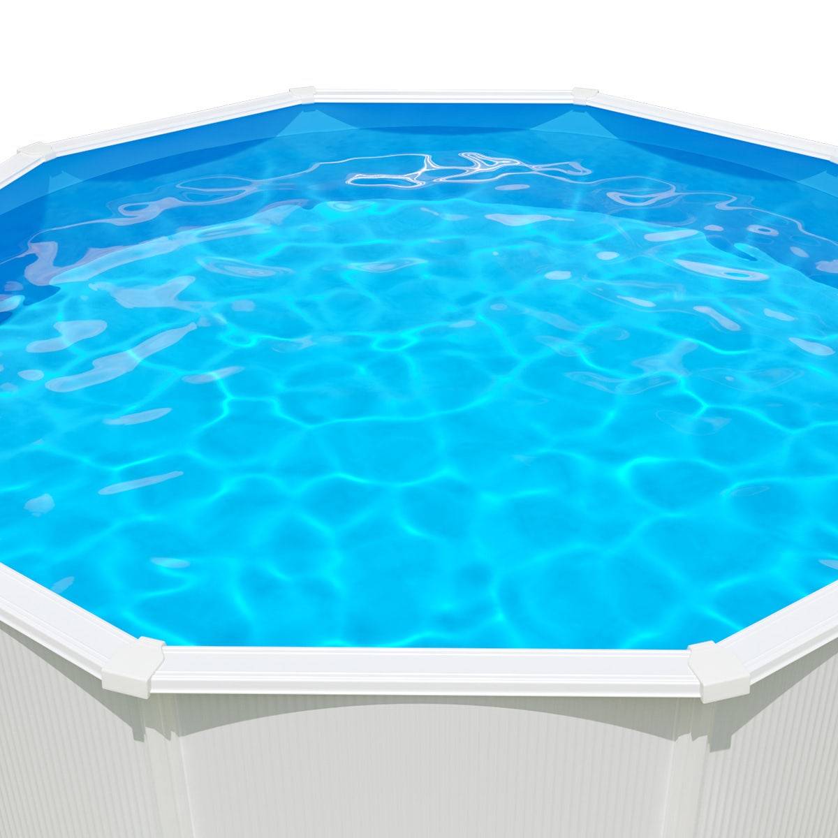 Liner bleu pour piscine métal intérieur 6,10 x 3,60 x 1,32 m - Image 3
