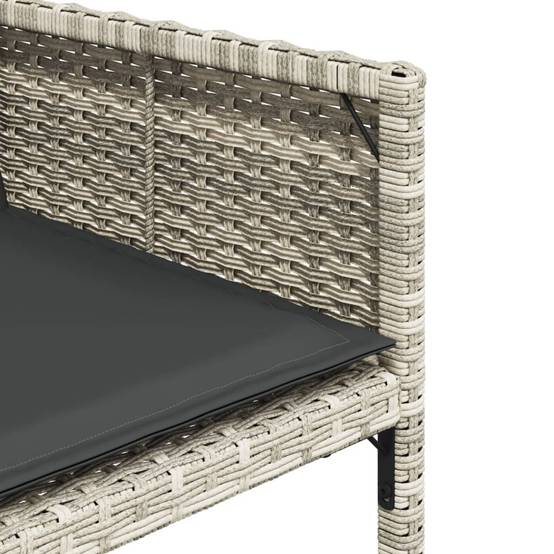 ComfortXL - Salon de Jardin Encastrable 8 Personnes Gris, Table 220cm et Chaises Compactes, Gain de Place – ComfortXL Outdoor Living - Image 7