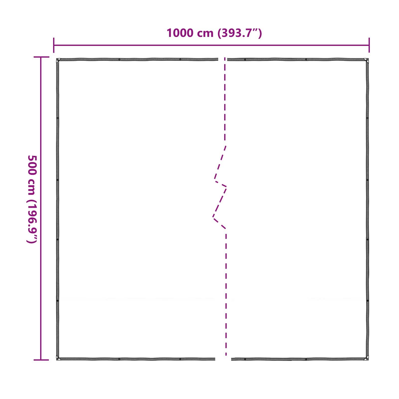 ComfortXL - Bâche protection plantes jardin terrasse PE translucide imperméable 5x10m - ComfortXL Outdoor Living - Image 8