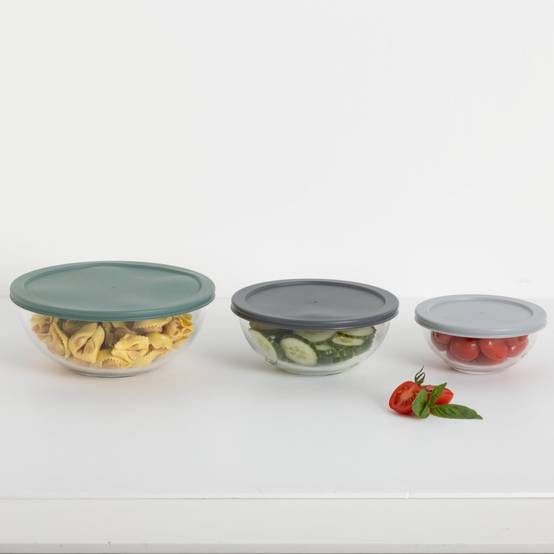 Lot de 3 Boîtes "Conservation" 22cm Transparent - Image 9