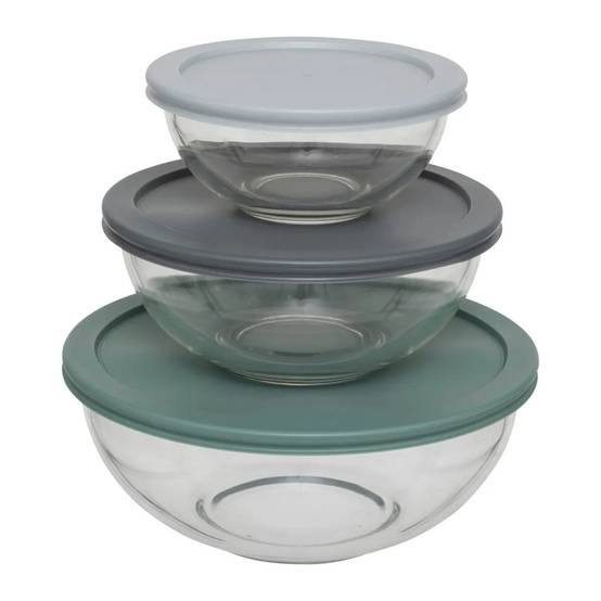 Lot de 3 Boîtes "Conservation" 22cm Transparent - Image 1